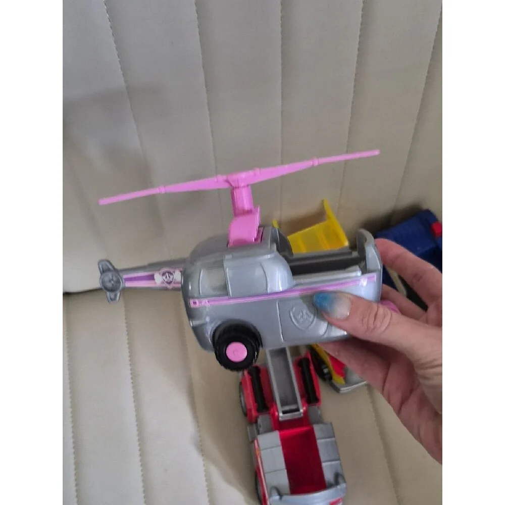 Paw Patrol Inspired Kids Vehicle Pack - Blue, Red, Yellow, Pink